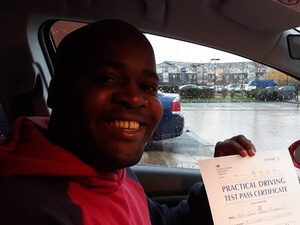 Aleco passed his driving test after lessons with Pass4fun