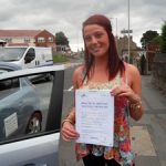 Sophie pass4fun driving lesson pupil after passing driving test